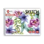 Альбом для малювання Santi А5 для акварелі Flowers, 20 аркушів (130497) - зменшене зображення 1