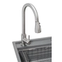 Мийка кухонна GRANADO Basic Estella grafito (+ змішувач Campo LUX inox + дозатор Redondo inox + кошик (ksg0109) - зменшене зображення 2