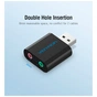 Звукова плата Vention Audio USB 2х3,5mm jack Metal (VAB-S17-B) - уменьшенное изображение 9