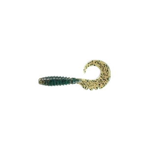 Силікон рибальський FishUP Fancy Grub 2.5" 017 - Motor Oil Pepper (10шт/уп) (1862.00.61) изображение 1