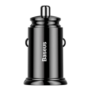 Зарядний пристрій Baseus Circular Plastic А+А 30W 2 USB Black (CCALL-YD01) зображення 1