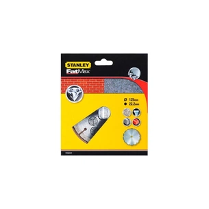 Диск пильний Stanley алмазний 125x22.2 бетон/цегла сегментований (STA38107) зображення 1