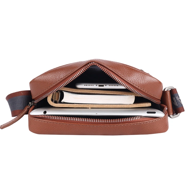 Сумка Brampton London Crossflow Tan (64405 TAN) - зображення 6