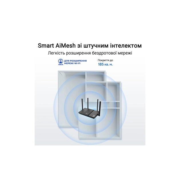 Маршрутизатор ASUS RT-BE50 (90IG09U0-MO3S00) - picture 6