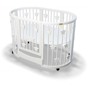 Ліжечко Ingvart Smartbed Plus з зірками білий (4359003) зображення 1