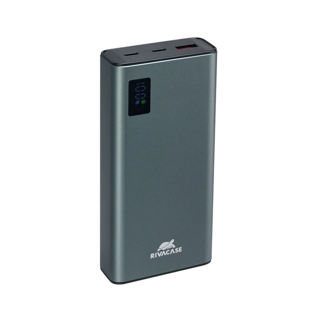 Універсальна мобільна батарея Rivacase Rivapower 20000 mAh Grey (VA1022) - зображення 3