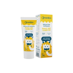 Дитяча зубна паста Nordics Kids Orange & Clementine без фтору (3800500324463) зображення 1