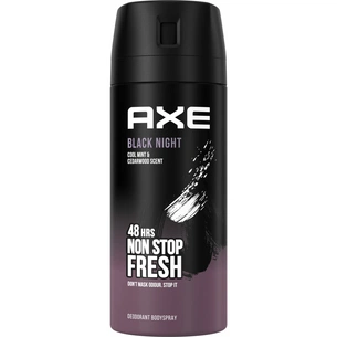 Дезодорант AXE Black Night спрей 150 мл (8690637879203/8710908052040) изображение 1