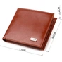 Гаманець Canpellini З натуральної шкіри Коричневе (21780) - зменшене зображення 3
