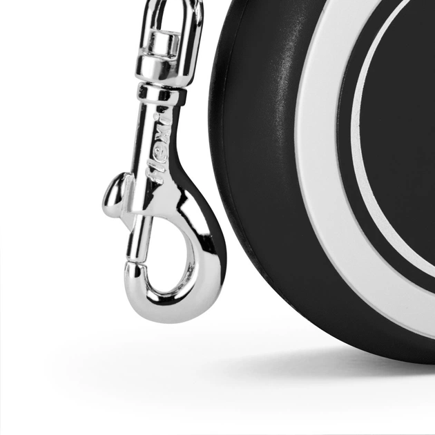 Повідець для собак Flexi New Comfort S стрічка 5 м (чорний) (4000498043547) - зображення 4