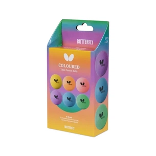 М'ячик для настільного теніса Butterfly Coloured Balls 6 шт (7011630440) (931944) picture 1