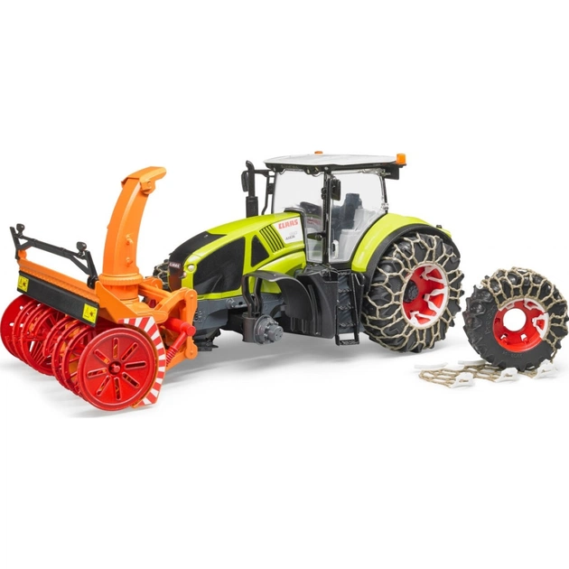 Спецтехніка Bruder Трактор Claas Axion 950 для прибирання снігу (03017) - picture 8