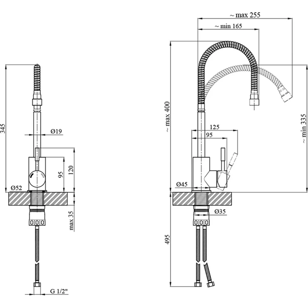 Смеситель Kroner Klassisch-ESG035-1 (CV023002) - изображение 9