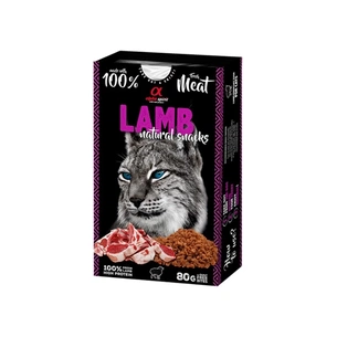 Ласощі для котів Alpha Spirit Cat Lamb Natural Snacks з ягням 80 г (8436586311780) зображення 1