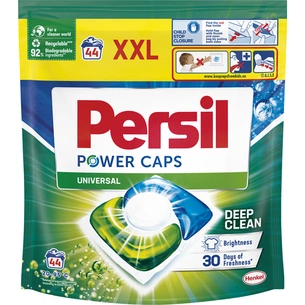 Капсулы для стирки Persil Power Caps Universal Deep Clean 44 шт. (9000101804416) изображение 1