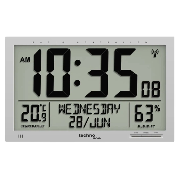 Настінний годинник Technoline WS8013 Silver (DAS301790) - picture 1