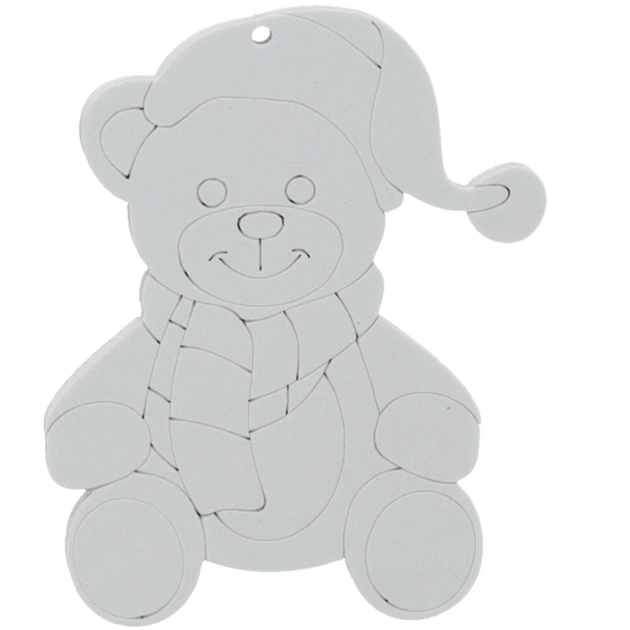 Ялинкова іграшка Chomik Комплект прикрас для розфарбовування 3шт 10см та фломас (5900779897120_2) - picture 2