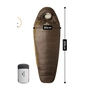 Спальний мішок Naturehike з натуральним пухом Snowbird CNK2550WS014, L, темно-коричневий 400 г (6927595784396) - зменшене зображення 8