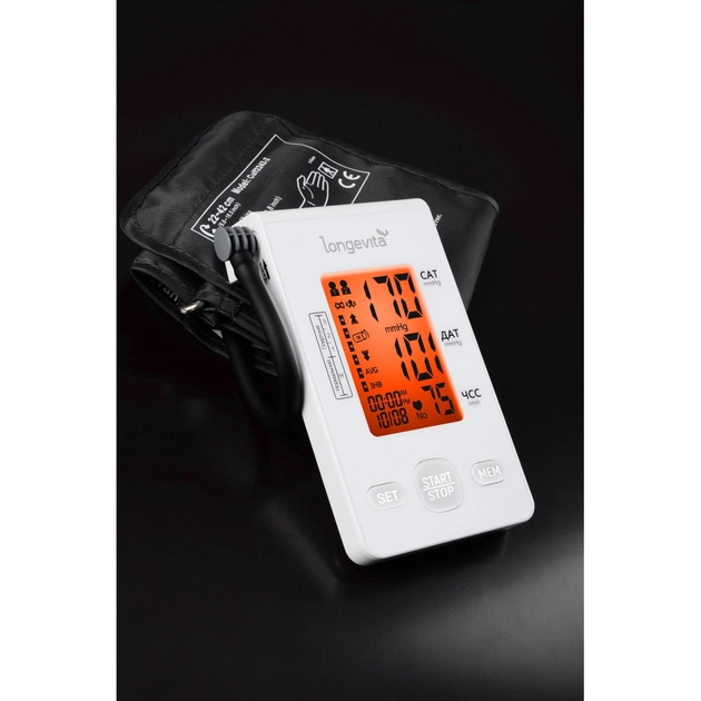 Тонометр Longevita Авт.вимір.артер.тиску LONGEVITA DBP-6179 (DBP-6179) - picture 3