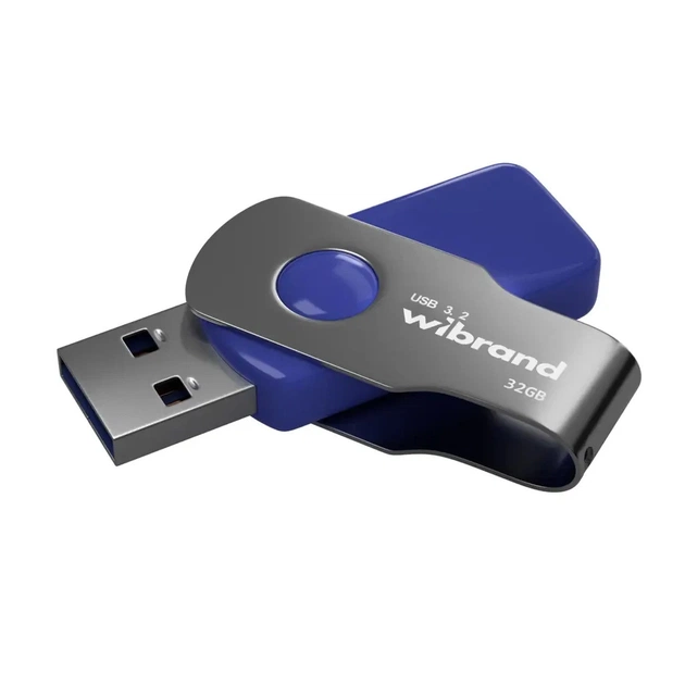 USB флеш накопичувач Wibrand 32GB Lizard Light Blue USB 3.2 Gen 1 (USB 3.0) (WI3.2/LI32P9LU) - изображение 1