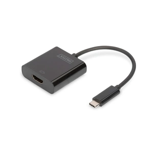Перехідник USB-C to HDMI UHD 4K, M/F, 0.15 m Digitus (DA-70852) зображення 1