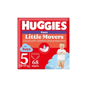 Підгузки Huggies Little Movers/Pants 5 (12-17 кг) Box для хлопчиків 68 шт (5029053564128) зображення 1