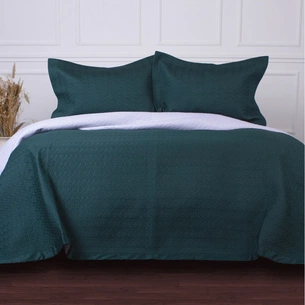 Покривало MirSon набір Imperial Green Line покривало 180х210 см + наволочки 50х70 см х 2 шт (2200007177967) picture 1