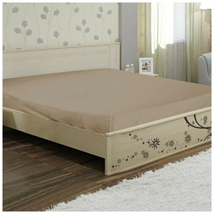 Простирадло Ярослав бязь 04 кофе з молоком 200х220 (40879) зображення 1