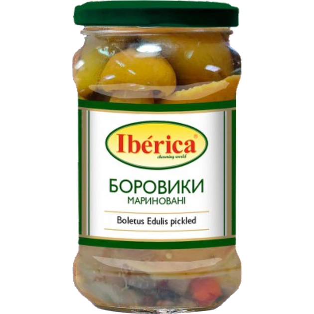 Овочева консервація Iberica Білі гриби (боровики) мариновані 314 г с/б (8436024299410) - picture 1