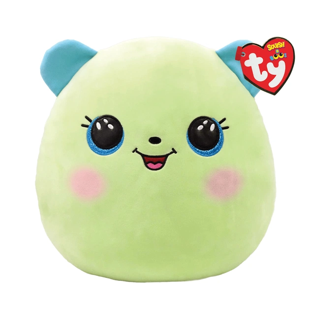М'яка іграшка Ty Squish-a-Boos Зелений ведмедик Clover 20 см (39227) - изображение 1