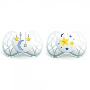 Пустушка Nuvita Air 0м+ 2 шт. світиться у темряві (NV7062) зображення 1