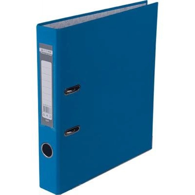 Папка - регистратор Buromax А4, 50мм, JOBMAX PP, light blue, built-up (BM.3012-30c) - изображение 1