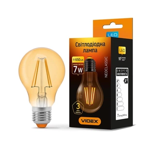 Лампочка TITANUM Filament A60 7W E27 4100K (TLFA6007274) зображення 1