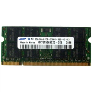 Модуль пам'яті для ноутбука SoDIMM DDR2 2GB 667 MHz Samsung (M470T5663CZ3-CE6_Ref) зображення 1