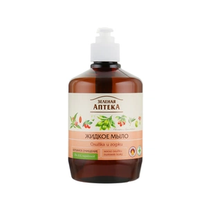 Рідке мило Зелена Аптека Оливка та годжі 460 мл (4823015905865) зображення 1