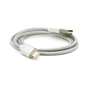 Дата кабель USB 2.0 to Lightning 1.0m 2A magnetic nylon silver Voltronic (YT-MCFB-L/S/13190/09165) - зменшене зображення 1