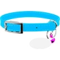Нашийник для тварин WAUDOG Glamour з QR паспортом Д 17-20 см блакитний (32752) - зменшене зображення 1