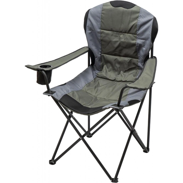 Кресло складное NeRest NR-34 Турист Grey/Khaki (4820211100506HAKIG) - изображение 1