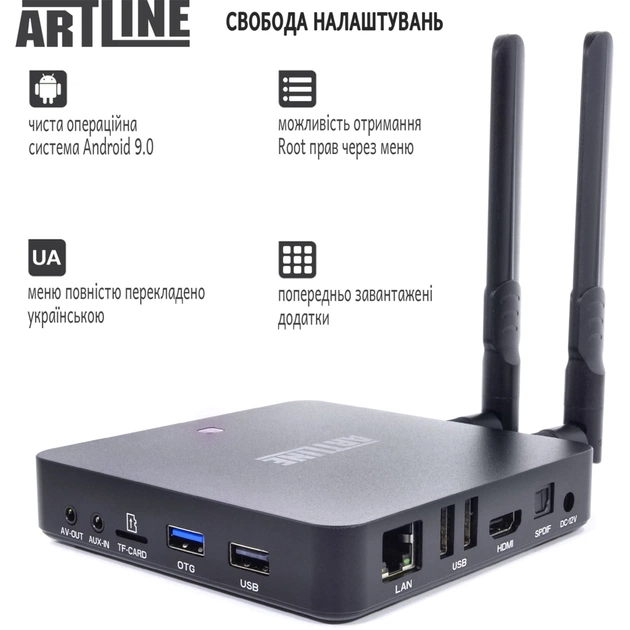 Медиаплеер Artline TvBox KM6 (KM6) - изображение 3