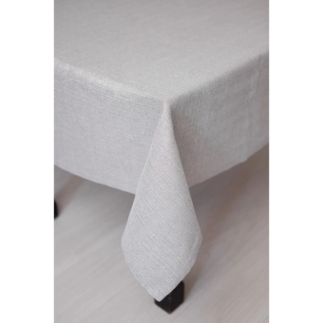 Скатертина Прованс святкова Перлина Silver 132х120 см (037590) - picture 11