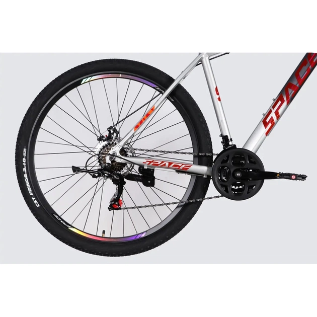 Велосипед Space 29" PHAETON DD FR рама-20" AL 2026 сіро-сріблястий (OPS-SP-29-190) - изображение 5