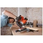 Торцювальна пила Black&Decker 1600 Вт, диск 216х30 мм, 4800 об/хв, XPS, вага 12 кг (BES700) - уменьшенное изображение 4