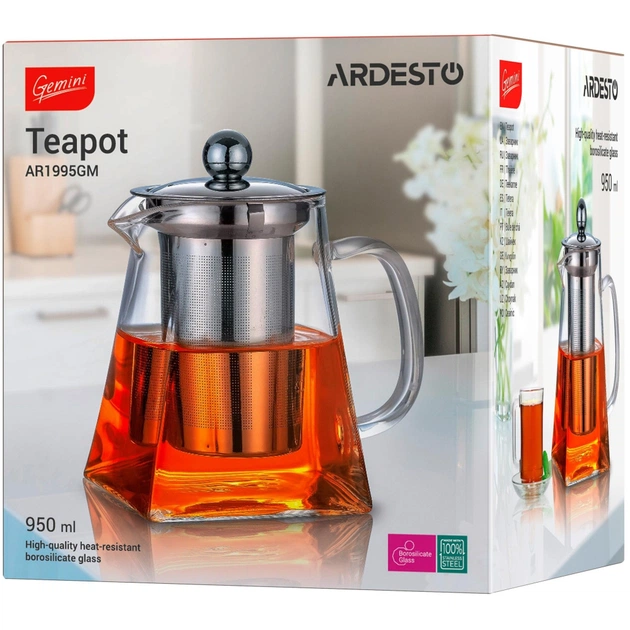 Заварник Ardesto Gemini Roma 950 мл (AR1995GM) - picture 4