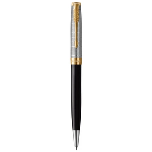 Ручка кулькова Parker SONNET 17 Metal & Black Lacquer GT BP (68 132) изображение 1