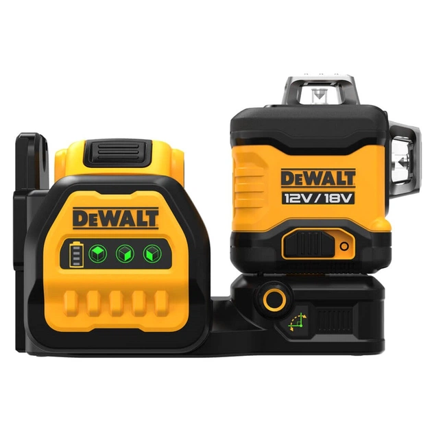 Лазерний нівелір DeWALT лінійний 10.8/12/18В XR Li-Ion, зелений промінь, 1x2Ah 18V, TSTAK (DCE089D1G18) - picture 2