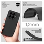 Чохол до мобільного телефона Armorstandart Matte Slim Fit Xiaomi 15T Pro 5G Black (ARM86994) - зменшене зображення 3