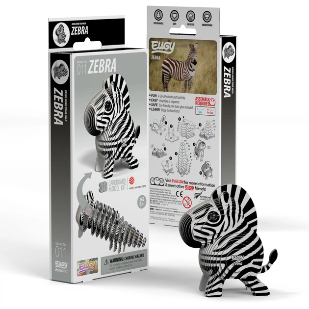 Пазл Eugy 3D Зоопарк Зебра (XEG-011) - picture 4
