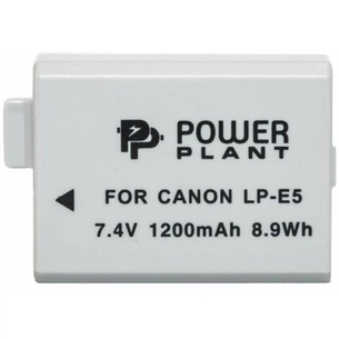 Акумулятор до фото/відео PowerPlant Canon LP-E5 (DV00DV1225) зображення 1