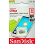 Карта пам'яті SanDisk 8GB microSDHC class 10 UHS-I Ultra (SDSQUNB-008G-GN3MN) - зменшене зображення 2
