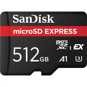Карта пам'яті SanDisk 512GB microSDXC class 10 UHS-I U3 A1 Express (SDSQXFN-512G-GN4NN) зображення 1